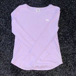 Pink Victoria Secret Thermal T-Shirt
